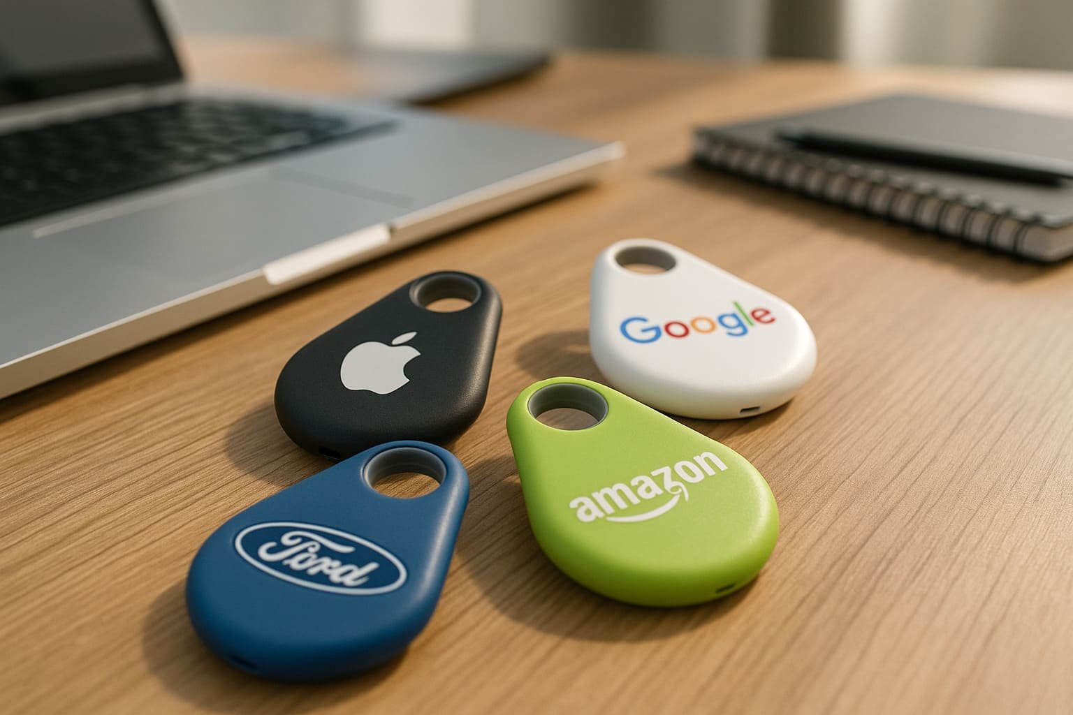 custom branded smart trackers with corporate logos