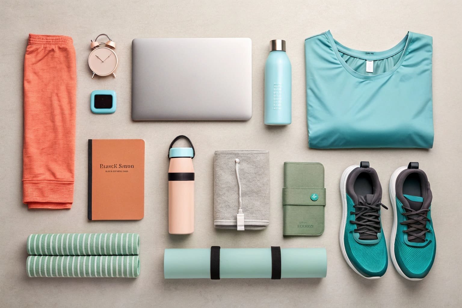 custom wellness kit with apparel, bottle, and accessories